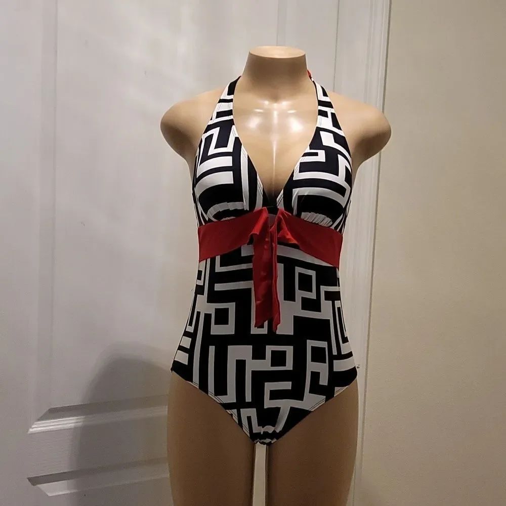 BRAND NEW MARKS&SPENCER COLORBLOCK ONE-PIECE WOMEN'S SWIMSWUIT